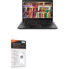 واقي شاشة BoxWave متوافق مع Lenovo ThinkPad T490s (14 بوصة) - ClearTouch مضاد للتوهج (عبوتان)، غلاف غشاء غير لامع مضاد لبصمات الأصابع لجهاز Lenovo ThinkPad T490s (14 بوصة)