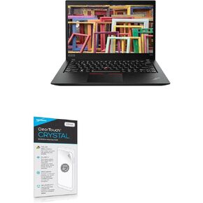 BoxWave Screen Protector Compatible with Lenovo ThinkPad T490s (14 in) - ClearTouch Anti-Glare (2-Pack), Anti-Fingerprint Matte Film Skin for Lenovo ThinkPad T490s (14 in)
