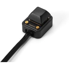 PC Power Button, Remote Computer Power Switch External PC Power Button ATX Desktop Computer Case Motherboard Switch On Off Power SW Cables (Black)