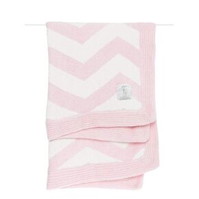 Little Giraffe Dolce Chevron Blanket 29" x 35", Pink