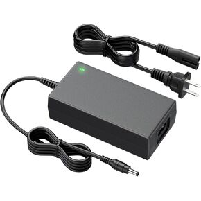 12V Power Supply Cord for Sceptre AOC Dell Monitor Power Cable, 12V 5A AC/DC Adapter Charger Sceptre 19" 20" 22" 24" 25" 27" 30" 32" Series LED Supersonic Monitor Charger