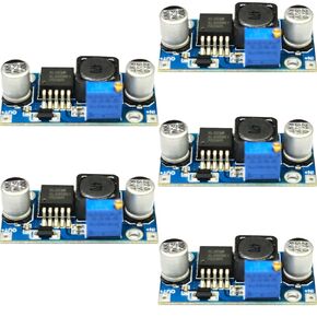 5pcs Boost Converter Module 4A XL6009 DC to DC 3V-32V to 5V-35V Output Voltage Adjustable Step-up Circuit Board XL6009E1 DC-DC Transformer Power Supply Module Better Than LM2577