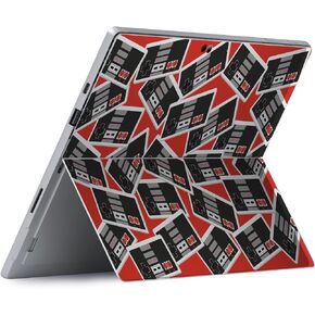 MightySkins Skin Compatible with Microsoft Surface Pro 8 - Retro Controllers 3 | Protective, Durable, and Unique Vinyl Decal wrap Cover | Easy to Apply and Change Styles | Made in The USA
