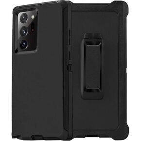 AICase for Galaxy Note 20 Ultra Belt-Clip Holster Case, Drop Protection Full Body Rugged Heavy Duty Case, Shockproof/Drop/Dust Proof 4-Layer Protective Durable Cover for Samsung Galaxy note20 ultra 5G
