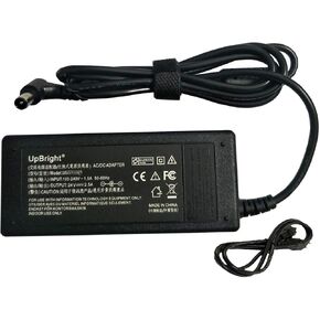 محول UpBright 24V AC/DC متوافق مع Samsung HW-J450 HW-J550 HW-K550 HW-J551 HW-K551 Soundbar HW-K450 HW-H7500 HW-H7501 HW-J355 HW-J370 HW-J8500 HW-FM35 HW-FM55 HW -JM37 HW-JM47 HW-KM45C HW-M550