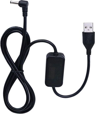 SinLoon 3.28ft USB 5V إلى DC 12V محول كابل الطاقة محول الجهد الكهربي، للكاميرا/الكمبيوتر اللوحي/مكبرات صوت بلوتوث والمزيد من الأجهزة 5 فولت. (3.5 × 1.35 مم) in Saudi Arabia