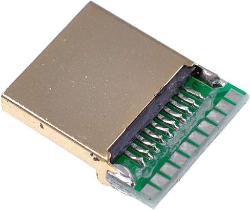 10pcs Gold Plated HDMI Type A Male Plug Connector with PCB Board Version 1.6 19PIN in Saudi Arabia