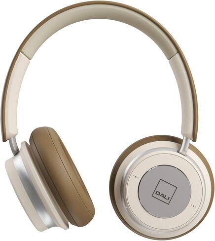 DALI IO-4 Wireless Over-Ear Headphones - Hi-Fi Audio, 60Hr Battery, Bluetooth, Built-in Microphone (Caramel White) in Saudi Arabia