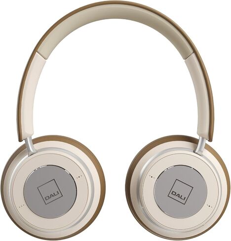 DALI IO-4 Wireless Over-Ear Headphones - Hi-Fi Audio, 60Hr Battery, Bluetooth, Built-in Microphone (Caramel White) in Saudi Arabia