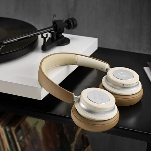 DALI IO-4 Wireless Over-Ear Headphones - Hi-Fi Audio, 60Hr Battery, Bluetooth, Built-in Microphone (Caramel White) in Saudi Arabia