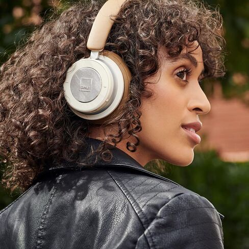 DALI IO-4 Wireless Over-Ear Headphones - Hi-Fi Audio, 60Hr Battery, Bluetooth, Built-in Microphone (Caramel White) in Saudi Arabia