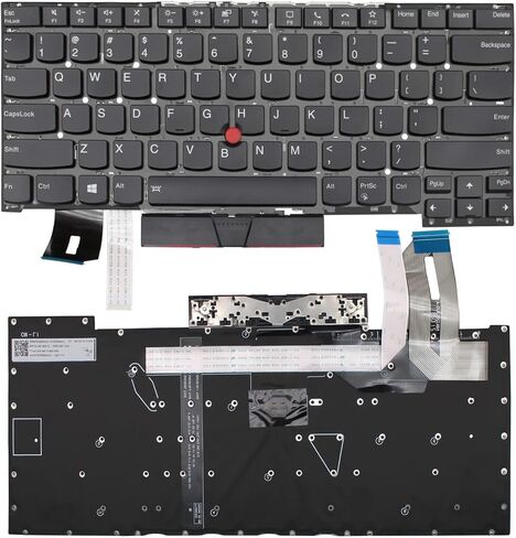 Replacement Laptop Keyboard Backlit for LENOVO ThinkPad P14S T14S Gen 1, X1 Extreme 3rd Gen with Pointer Backlight US Layout in Saudi Arabia