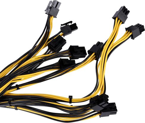2000W Mining Power Supply PSU, ABSKY Mining Rig PSU ATX PC Power Supply for 8 GPU ETH Rig Ethereum Miner, Mining Machine Power Supply with Adapter Cable in Saudi Arabia
