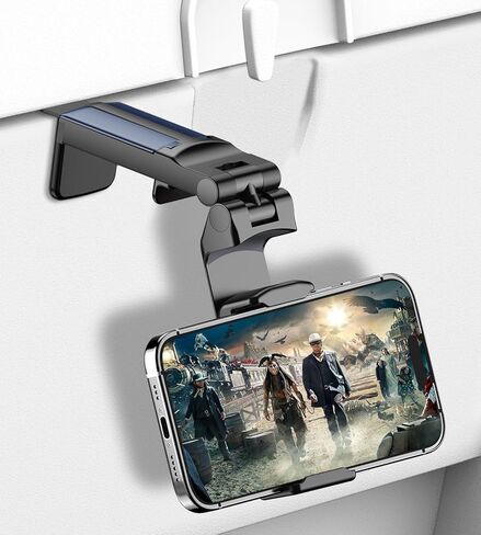 Airplane Travel Essentials Phone Holder, Universal Handsfree Phone Mount with Multi-Directional 360 Degree Rotation, Travel Must Haves Accessories Phone Holder for Flying, Table or Outdoor in Kuwait