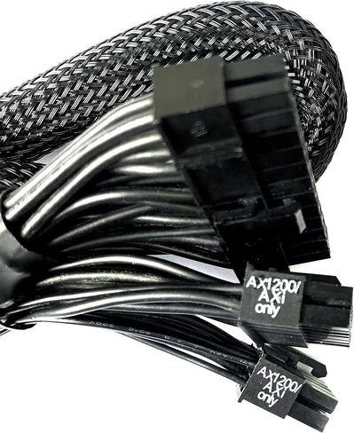 Generic Original Quality SATA Power Cable Cords Compatible with CORSAIR Hard Drive Power Adapter AX860i, AX1200i, AX1500i, and AX1600i ATX Digital Power Supply Splitter (15A Power Cable) in Saudi Arabia