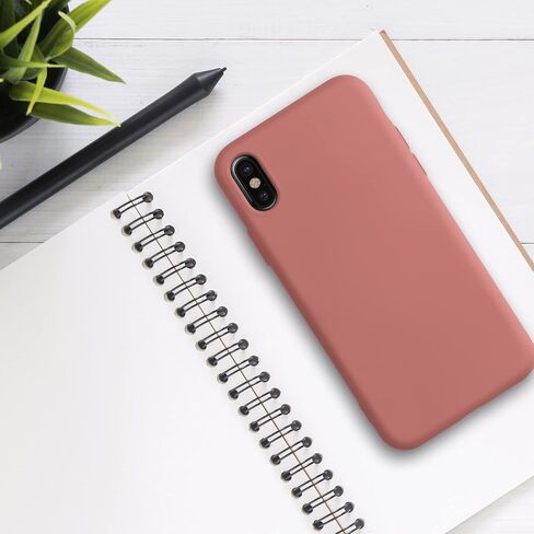 kwmobile Case Compatible with Apple iPhone X Case - Slim Protective TPU Silicone Phone Cover - Orchid Purple in Saudi Arabia