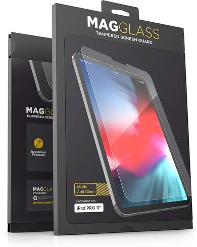 magglass Matte Screen Protector for iPad Pro 11" Tempered Glass (2020/2021/2022) Fingerprint Resistant Anti Glare Screen Guard (Case Compatible) in Saudi Arabia