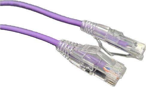 كابل Cat6A فائق النحافة بطول 10 أقدام (28AWG) (أرجواني) 5 عبوات (E09-010P-SL5) in Kuwait