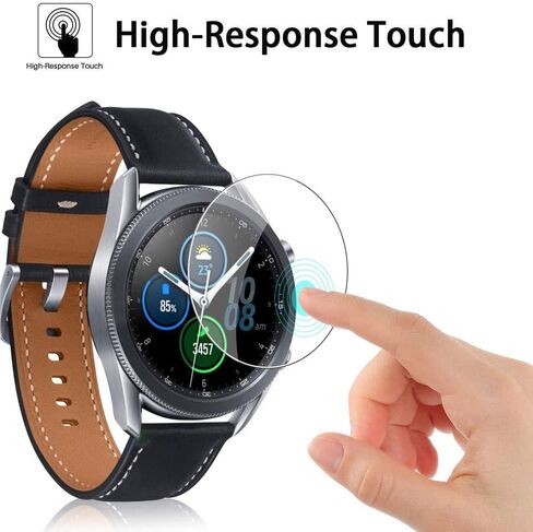 واقي شاشة VIESUP لساعة Samsung Galaxy Watch3 (45 مم)، صلابة 9H 2.5D زجاج مقسى عالي الوضوح مضاد للخدش لساعة Galaxy Watch 3 (45 مم) in Saudi Arabia