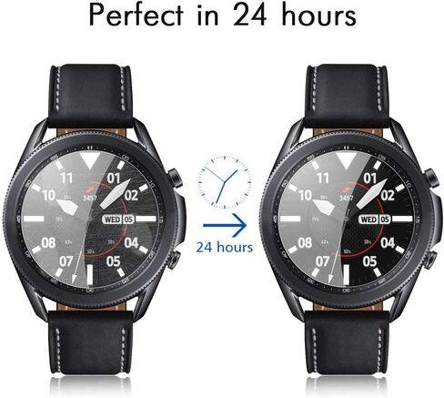 واقي شاشة VIESUP لساعة Samsung Galaxy Watch3 (45 مم)، صلابة 9H 2.5D زجاج مقسى عالي الوضوح مضاد للخدش لساعة Galaxy Watch 3 (45 مم) in Saudi Arabia