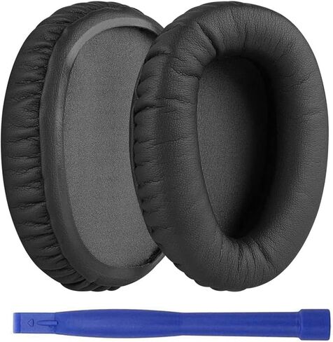 WH-CH700N Ear Pads, Replacement Earpads Ear Cushions Muffs Protein Leather Memory Foam Cover Repair Parts for Sony WH-CH700N WH-CH710N MDR-ZX770BN MDR-ZX780DC Headphones (Black) in Saudi Arabia