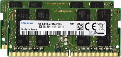 المصنع الأصلي 32 جيجابايت (2 × 16 جيجابايت) متوافق مع Lenovo Legion وThinkCentre وThinkstation وThinkPad وThinkBook DDR4 2666MHz PC4-21300 SODIMM 2Rx8 CL19 1.2v ذاكرة الوصول العشوائي للكمبيوتر المحمول ترقية Adamanta in Saudi Arabia