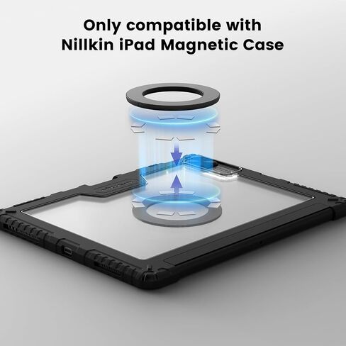 Nillkin iPad Magnetic Wall Holder Stand iPad Magnetic Case Only, Security Wall Tablets Mount, Compatible iPad Pro 11/Air 5/4/3rd/iPad Pro 12.9 built in Magnet Case-2 PCS in Saudi Arabia