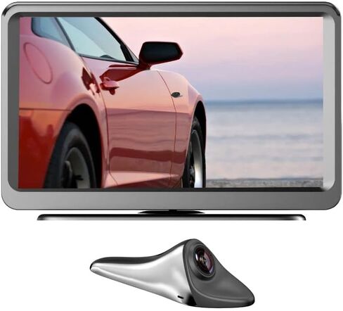 Car Blind spot Camera,7-inch car Display,Electronic Blind spot Rearview Mirror Camera with rotatable Lens,120 ° Wide Angle View,HD 1080P Side View Camera for Car,Waterproof Night Vision (Silver) in Saudi Arabia