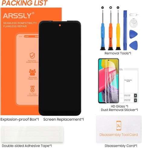 استبدال الشاشة لموتورولا موتو جي بلاي 2023 شاشة LCD لهاتف موتو جي بلاي 2023 XT2271 XT2271-5 XT2271DL مجموعة كاملة من محول الأرقام لشاشة اللمس مع أدوات إصلاح وواقي شاشة in Saudi Arabia