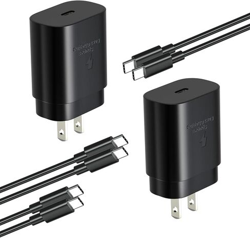 USB C Charger, 25W Super Fast Charger for iPad Pro 12.9/11 inch 2021/2020/2018,iPad Air 10.9inch 2020, iPad Mini 6 2021, Samsung Galaxy S21/S21Ultra/S21+/S20/S20Ultra/Note20/10/10+/Z Fold 3(White) in Saudi Arabia