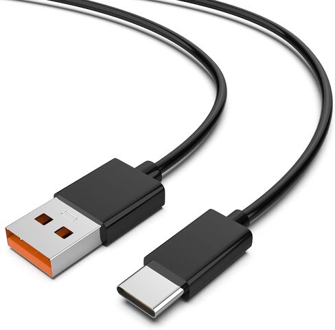 كابل شحن USB من النوع C متوافق مع LG Stylo 6 5 4، ThinQ G5 G6 G7 G8 G8X K51، V20 V30 V30S V35 V40 V50 V60، LG XBOOM Go PL2، PL5، PL7 مكبرات الصوت (أسود) in Saudi Arabia