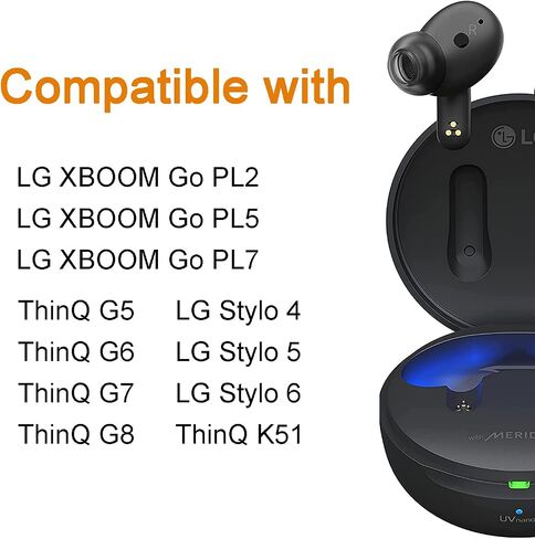كابل شحن USB من النوع C متوافق مع LG Stylo 6 5 4، ThinQ G5 G6 G7 G8 G8X K51، V20 V30 V30S V35 V40 V50 V60، LG XBOOM Go PL2، PL5، PL7 مكبرات الصوت (أسود) in Saudi Arabia