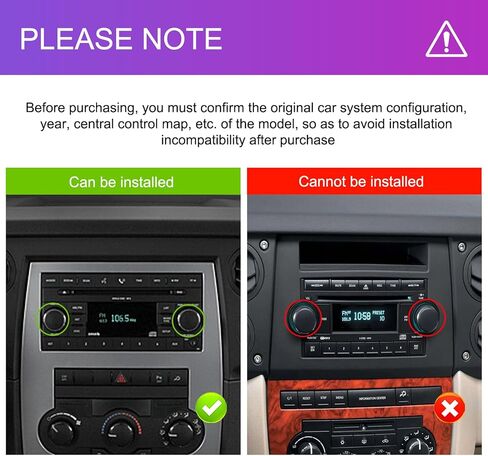 Android 13 Car Radio Stereo for Jeep Wrangler JK Compass Patriot/Chrysler/Dodge RAM with Wireless Carplay/Android Auto, 7 inch Touch Screen/Bluetooth/GPS/WiFi/HiFi Audio/SWC/HD Camera in Saudi Arabia