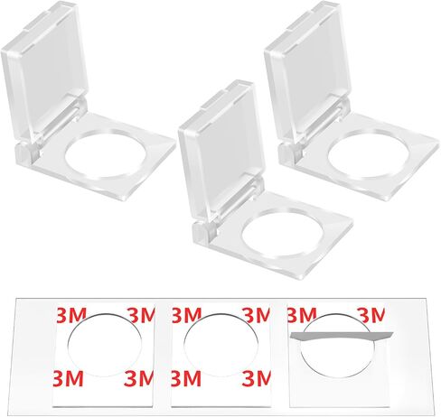 DaierTek 16mm Dustproof Safety Push Button Cap Cover Guard Plastic Protector Child Proof for 16mm Push Button Switch Computer Light Pad -2Pack in Saudi Arabia