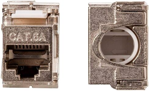 Monoprice Cat6A RJ-45 Keystone - FTP، بدون أدوات، 180 درجة، مصبوب، محمي - سلسلة Entegrade in Kuwait