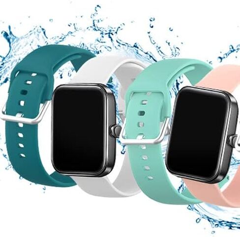 RuenTech Compatible with Tensky ID208 Plus BT Smart Watch Bands, Replacement Flexible Silicone Bands for Tensky ID208 Plus BT Smartwatch (NOT for Tensky ID208BT) in Saudi Arabia