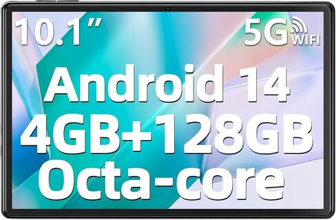جهاز لوحي Android 14 بذاكرة وصول عشوائي 4 جيجابايت (4+4) وذاكرة وصول عشوائي سعتها 128 جيجابايت، وذاكرة وصول عشوائي سعتها 128 جيجابايت، وتابلت 10.1 بوصة ثماني النواة (2.0 جيجاهرتز) مع شاشة IPS عالية الدقة 1280 * 800، وكاميرا 2 ميجابكسل + 8 ميجابكسل، و6000  in Saudi Arabia