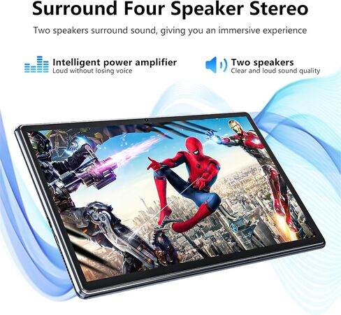 جهاز لوحي Android 14 بذاكرة وصول عشوائي 4 جيجابايت (4+4) وذاكرة وصول عشوائي سعتها 128 جيجابايت، وذاكرة وصول عشوائي سعتها 128 جيجابايت، وتابلت 10.1 بوصة ثماني النواة (2.0 جيجاهرتز) مع شاشة IPS عالية الدقة 1280 * 800، وكاميرا 2 ميجابكسل + 8 ميجابكسل، و6000  in Saudi Arabia