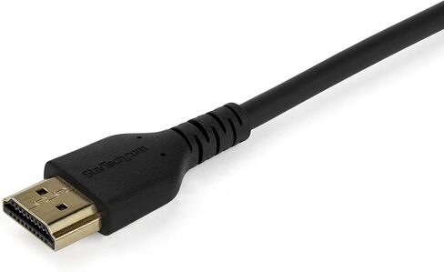StarTech.com 3ft (1m) Premium Certified HDMI 2.0 Cable with Ethernet - Durable High Speed UHD 4K 60Hz HDR - Rugged M/M HDMI Cord with Aramid Fiber - TPE - Ultra HD Monitors, TVs & Displays (RHDMM1MPW) in Saudi Arabia