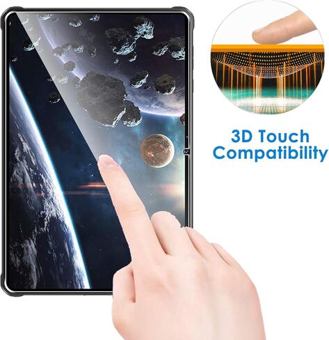 عبوتان متوافقتان مع واقي شاشة Oukitel RT8 Tab 11 بوصة، تغطية كاملة لطبقة من الزجاج المقوى 9H، مقاومة للخدش عالية الدقة، خالية من الفقاعات لواقي شاشة Oukitel RT8 Tab 11 بوصة in Kuwait