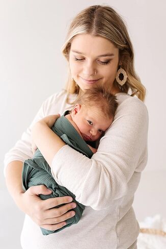 Super Soft Large Swaddle (Sage) in Saudi Arabia