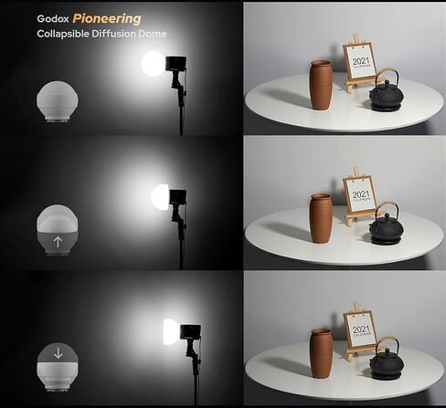 Godox ML30Bi ML30Bi-K2 مصباح فيديو LED ثنائي اللون، درجة حرارة اللون 2800K-5600K، CRI 96+ TLCI 97+، تأثيرات 7FX، وضع صامت، مع بطارية ليثيوم 2X NP970، تطبيق تحكم لاسلكي in Saudi Arabia