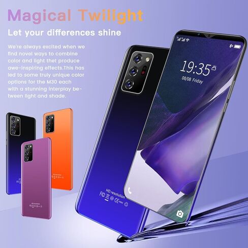 هاتف خلوي Akozon غير مقفل، Note30 Plus 5.72 بوصة هواتف مزدوجة البطاقات 512 ميجابايت 4 جيجابايت هاتف ذكي الاستعداد (برتقالي) in Saudi Arabia