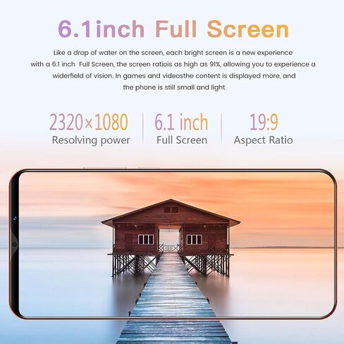هاتف خلوي Akozon غير مقفل، Note30 Plus 5.72 بوصة هواتف مزدوجة البطاقات 512 ميجابايت 4 جيجابايت هاتف ذكي الاستعداد (برتقالي) in Saudi Arabia