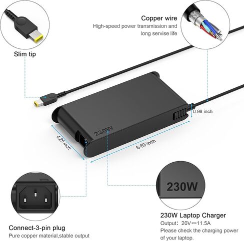 جديد الفيلق 5 شاحن 230W لينوفو AC محول شاحن لينوفو الفيلق 5 7 5P C7 S7 Y7000 7000P Y9000K Y545 Y540 Y520 R720 Y740 Y730 Y910 ADL230NLC3A 01FR046 SA10M42756 PA-1231-12LA ADL230NDC3A 01FR 04 in Kuwait