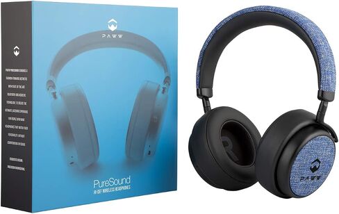 Paww PureSound Headphones - Over The Ear Bluetooth Fashion Headphones – Hi Fi Sound Quality Longer Playtime - for Calls Movies & More (Cerise Pink) in Saudi Arabia