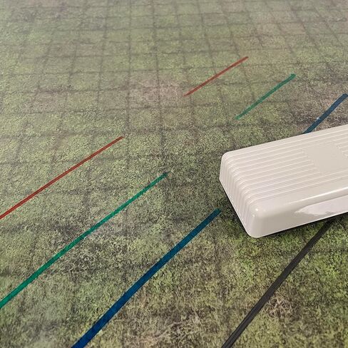 Durable Battlemat – 2 x 2ft Grasslands Battle Mat – Grid DND Mat with Eraser and 4 Dry Erase Pens – Flexible PVC Magnetic Rubber Game Mat for Dungeons and Dragons, RPG Games in Saudi Arabia
