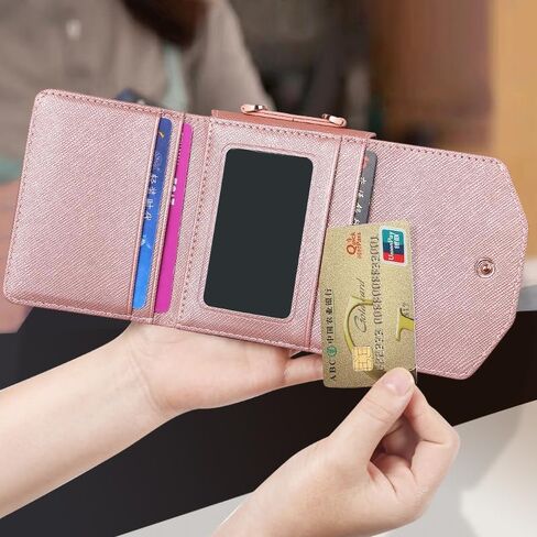 for Samsung Galaxy Z Flip 3 Wallet Case with Built-in Leather Cash Slot and Credit Card Holder. Wristlet Strap and Hinge Protection, Carrying Handbag Phone Case for Women Ladies.(Black) in Saudi Arabia