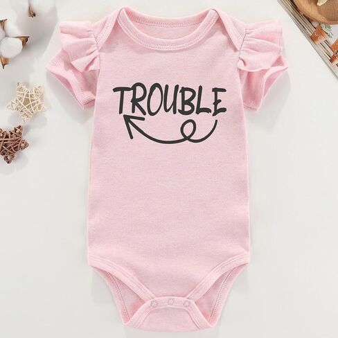Double Trouble Newborn Twins Outfits Boy And Girl Baby Items outfits matching in Saudi Arabia
