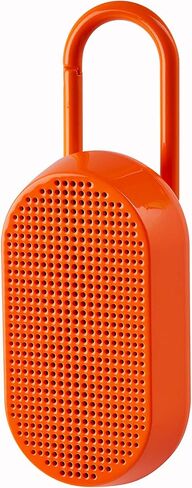 Lexon MINO T Portable Bluetooth Speaker for outdoor use, Water Resistant IPX4 and rechargeable - Orange Fluo in Kuwait